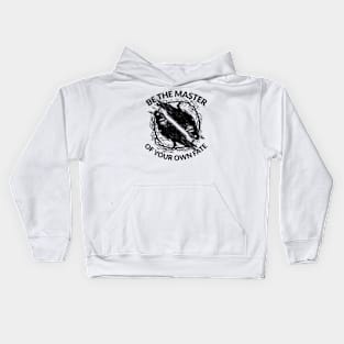 Be the Master of Your Own Fate - Stoic Crow Kids Hoodie